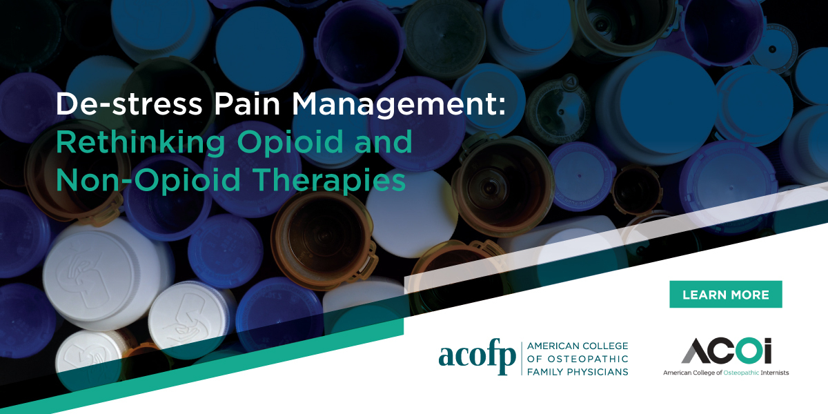 Certificate Program: De-stress Pain Management: Rethinking Opioid and Non-Opioid Therapies-v.1.5